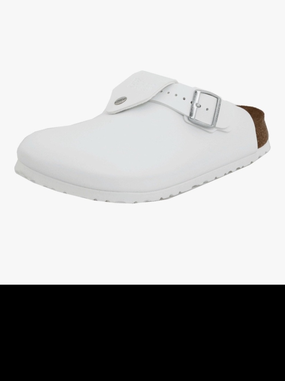 Birki's Shetland Soft Footbed Birko Flor Clog, White medical uniform comfortable